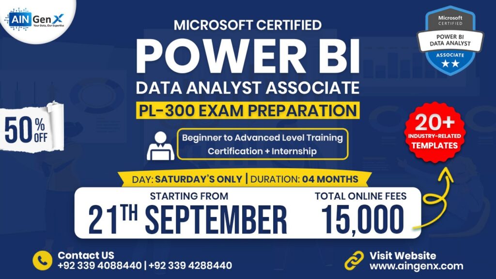 Power BI Data Analyst Associate