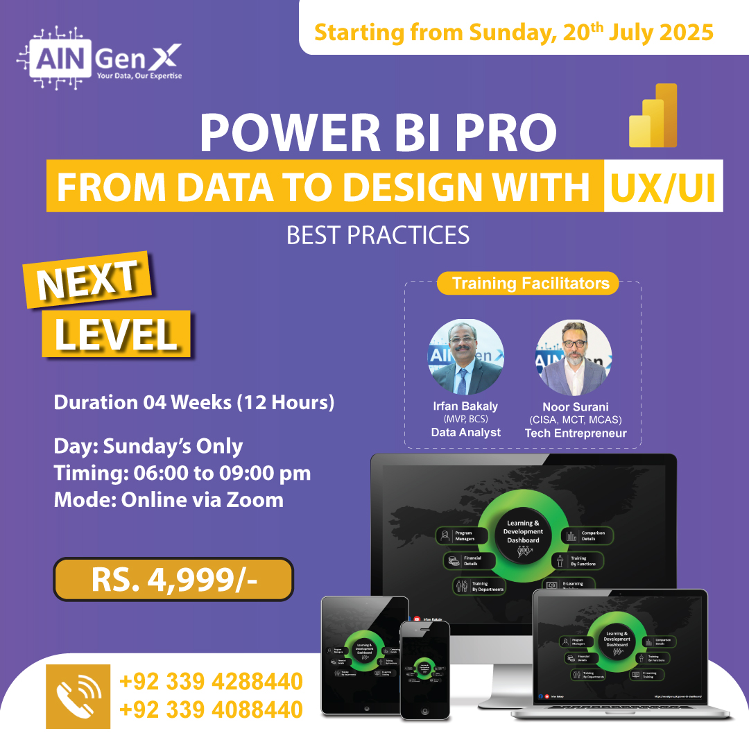 Power BI Pro From Data to Design with UXUI Best Practices – Cohort 1