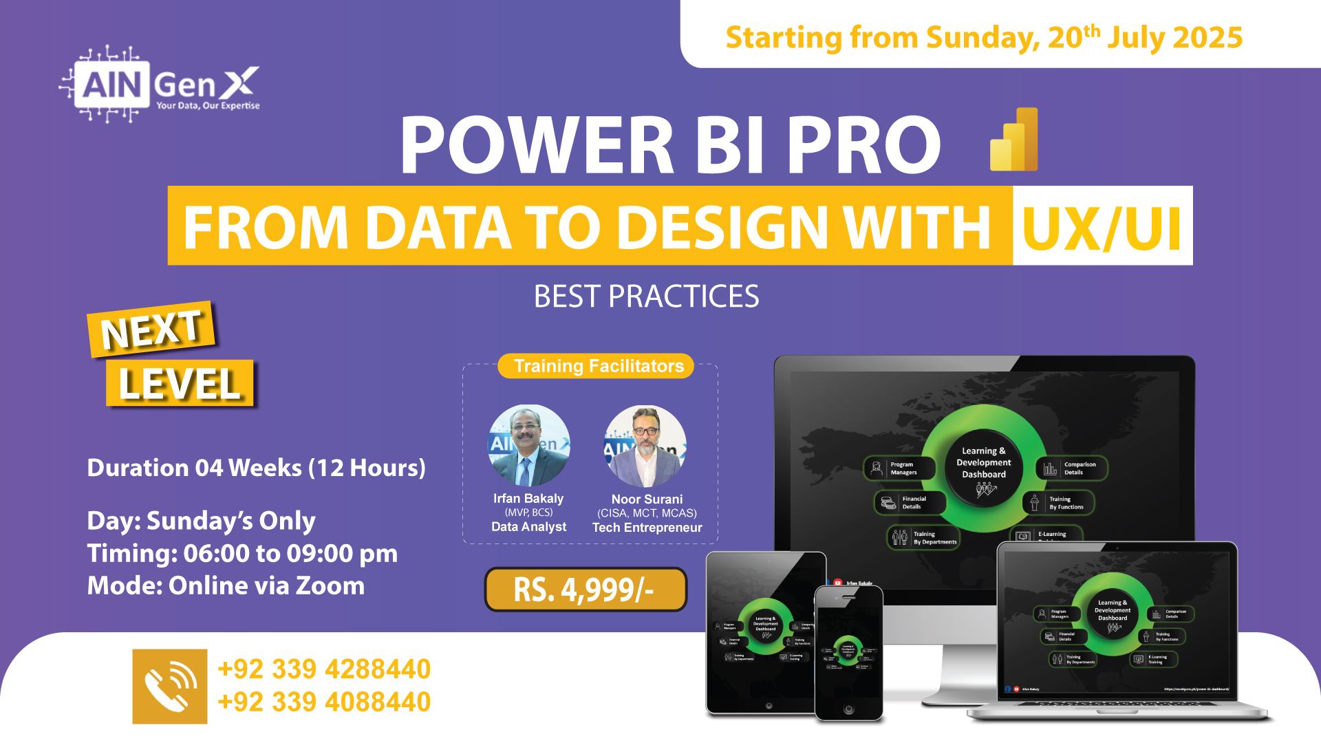 Power BI Pro From Data to Design with UX/UI Best Practices - AIN GenX