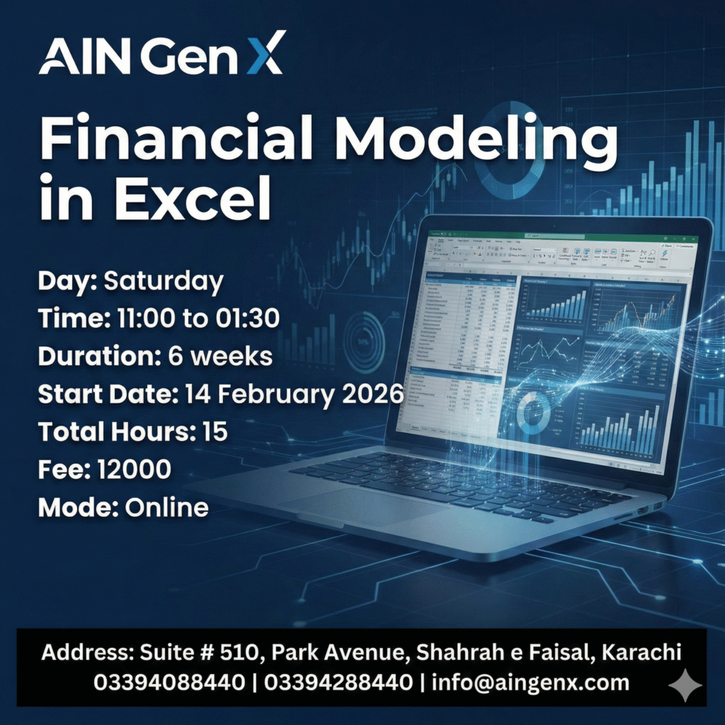 Financial Modeling in Excel - AIN GenX