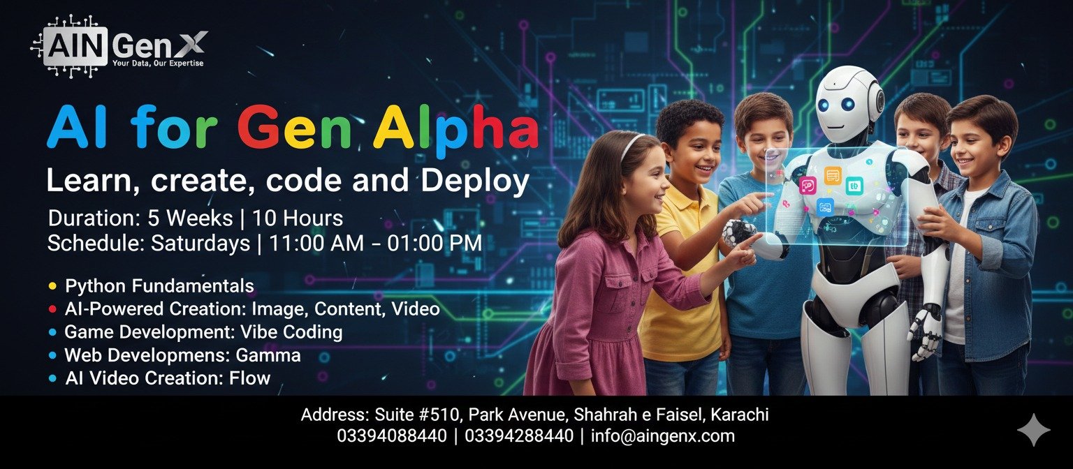 AI for Gen Alpha - Cohort 1 - AIN GenX