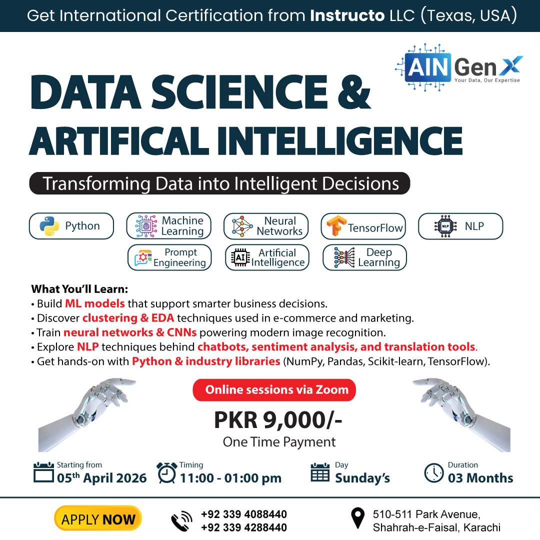 Data Science & AI - Cohort 2 - AIN GenX