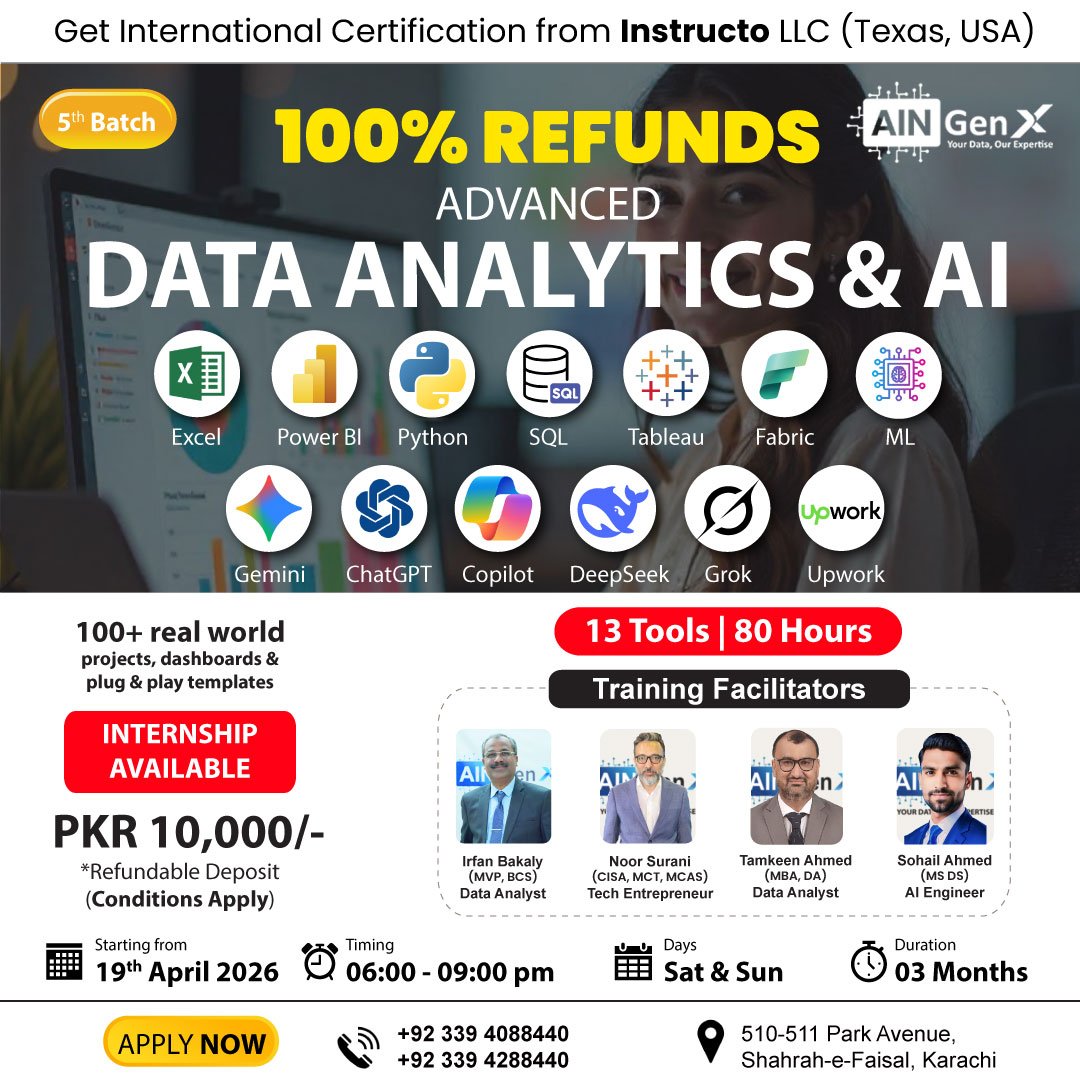 Data Analytics with AI - Cohort 5 - AIN GenX