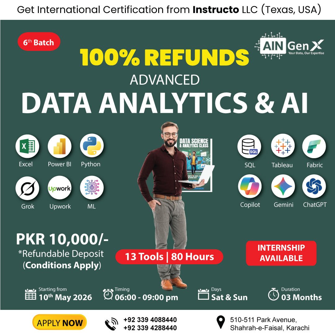 Advanced Data Analytics & AI - AIN GenX