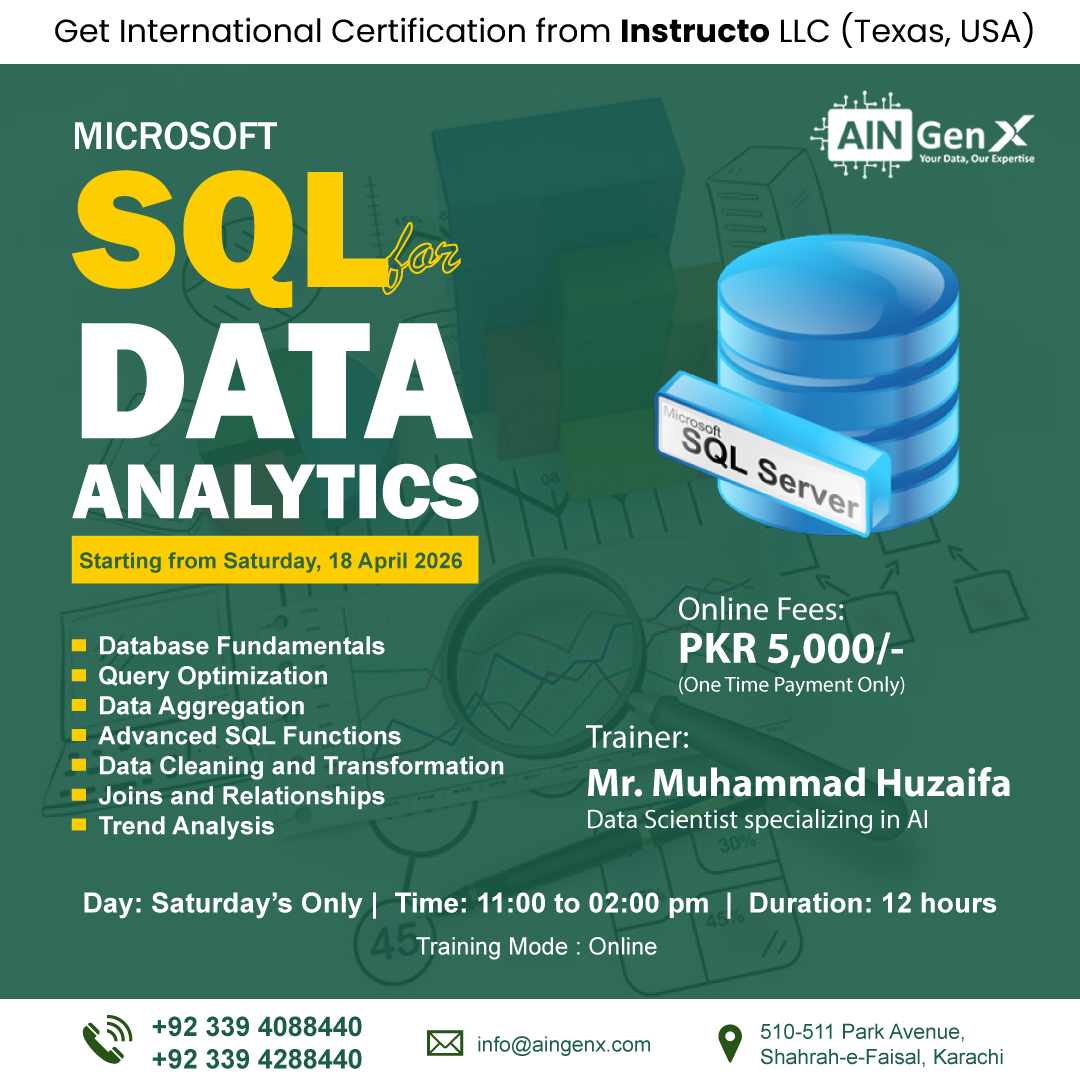 SQL for Data Analysis - AIN GenX
