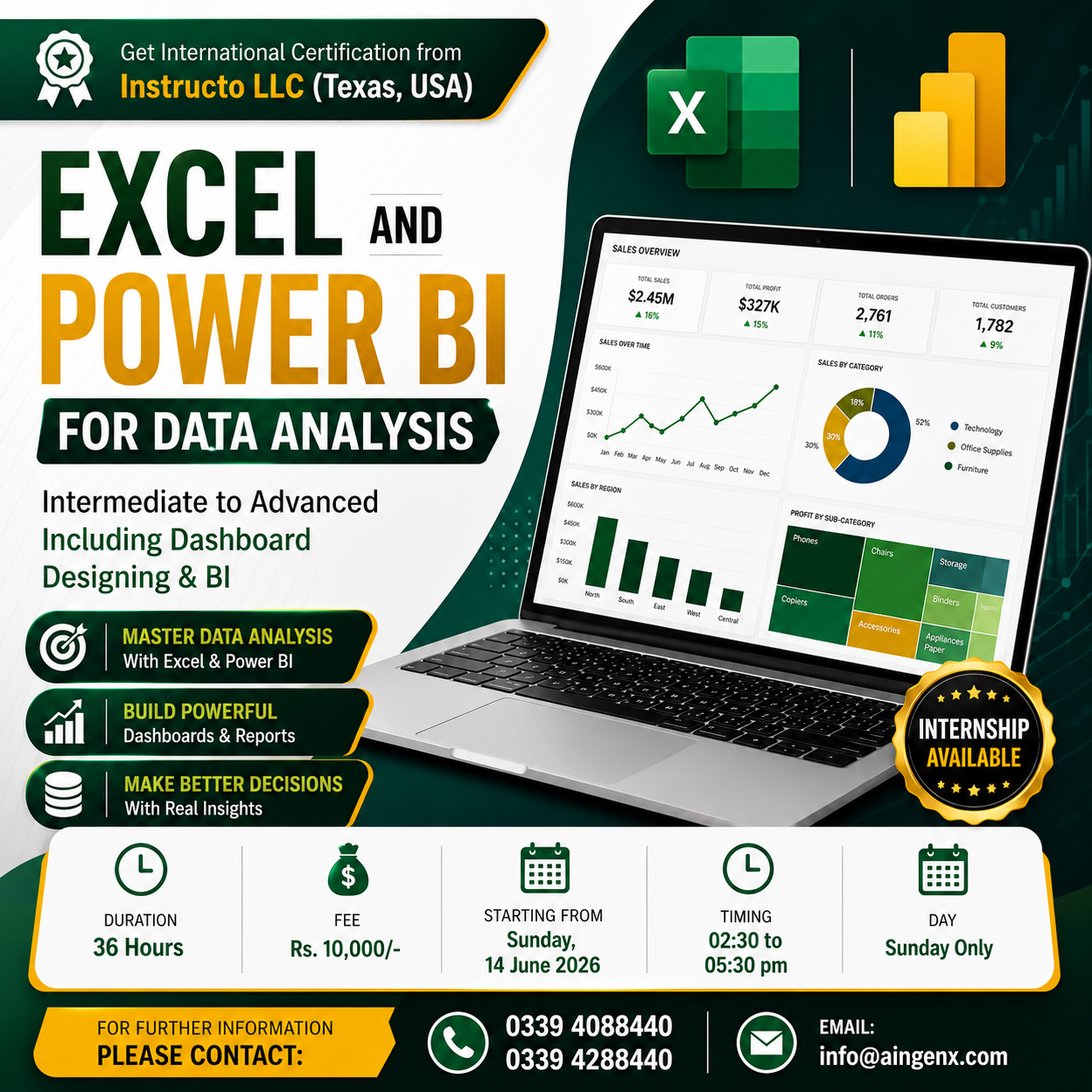 Excel & Power BI - Cohort 13 - AIN GenX