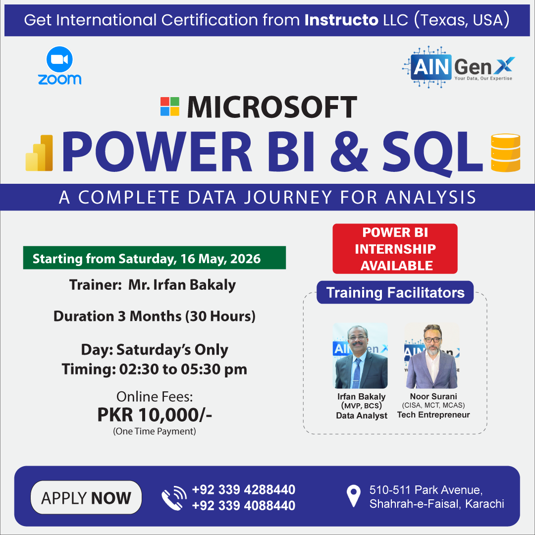 Power BI & SQL - AIN GenX